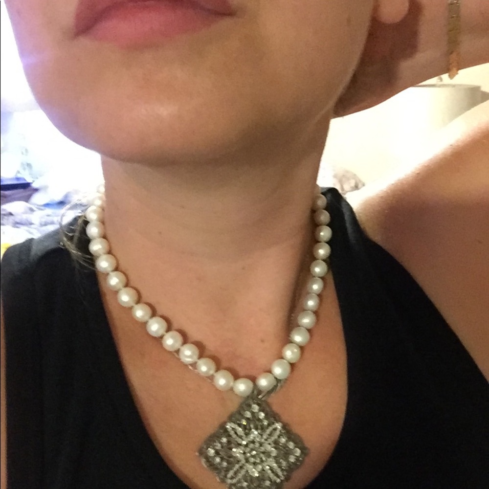 Anne Koplik real freshwater pearl necklace 🎁 💝